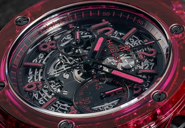 宇舶Big Bang Unico Red Sapphire紅色藍寶石計時碼錶