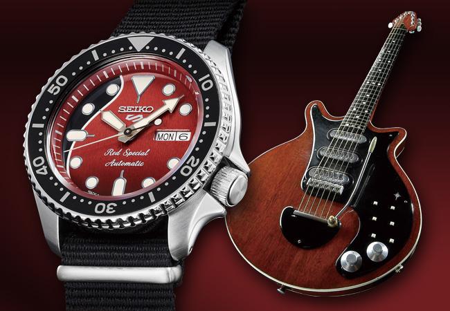 精工SEIKO 5 Sports x Brian May聯名限量款 不到20K買一支吉他！？