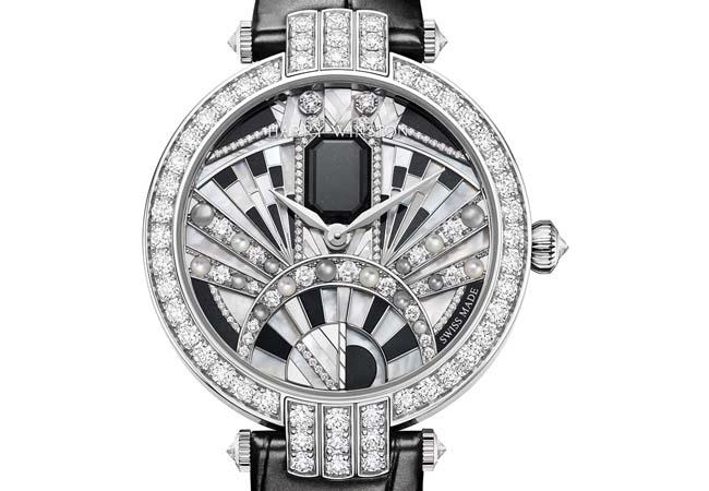 海瑞溫斯頓HARRY WINSTON 卓時Premier系列Majestic Art Deco36毫米自動腕錶