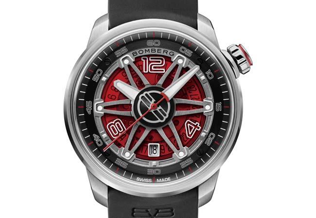 炸彈錶BOMBERG BB-01紅色自動大三針