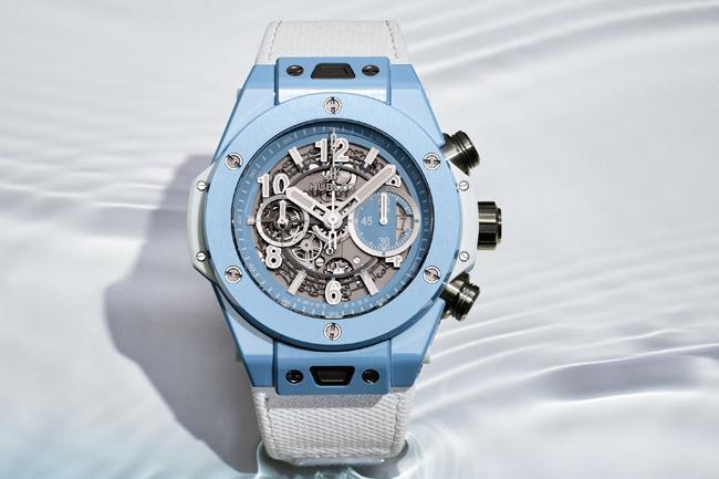 宇舶HUBLOT Big Bang Unico天空藍計時碼錶 陶瓷錶