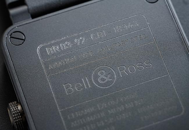 BELL & ROSS BR 03-92 H.U.D  