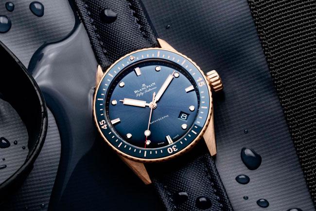 深潛神作新品 寶珀Fifty Fathoms Bathyscaphe Sedna黃金腕錶
