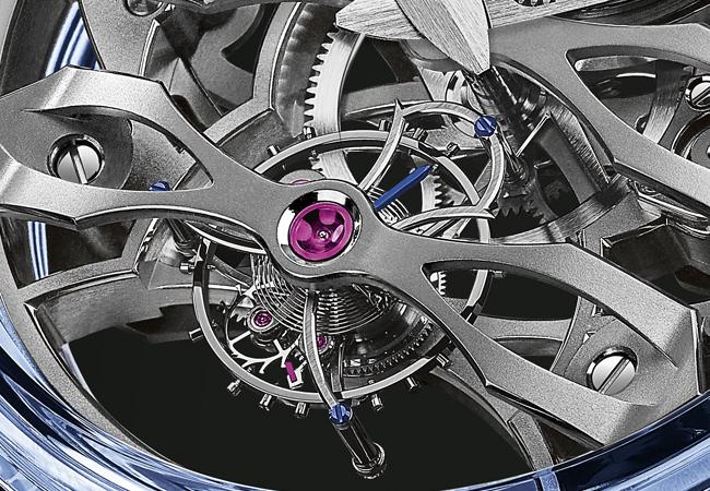 芝柏錶GIRARD-PERREGAUX Quasar Azure腕錶 藍寶石水晶