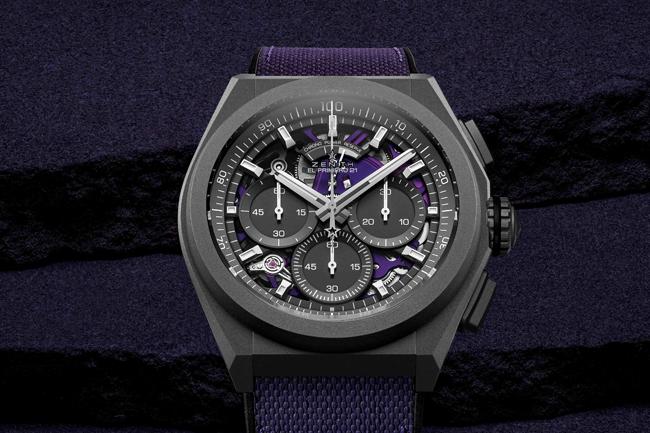 高振頻奪目亮紫機芯 真力時Defy El Primero 21 Ultraviolet