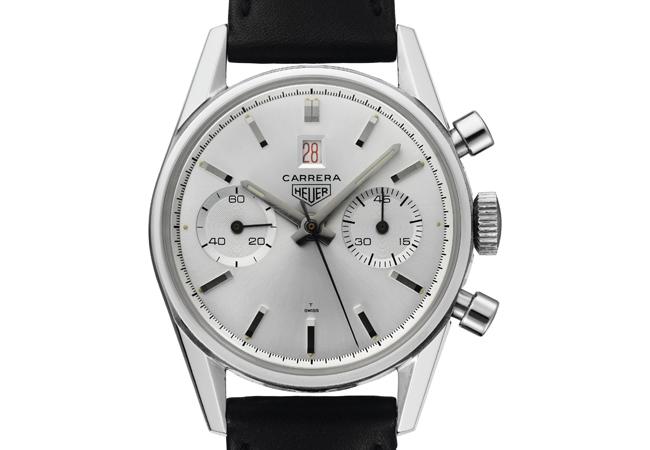 泰格豪雅TAG HEUER Carrera Heuer手上鍊計時碼錶 古董錶