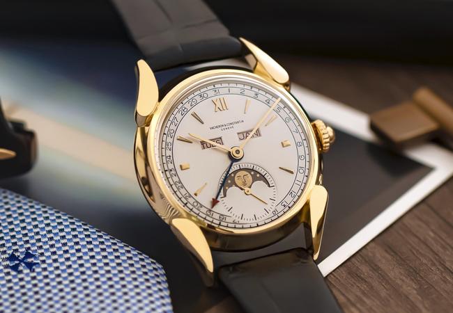 江詩丹頓VACHERON CONSTANTIN 18K粉紅金30分鐘計時男裝腕錶(1942年) 