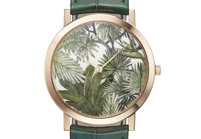 伯爵PIAGET Wings of Light系列貝雕工藝錶盤超薄手動上鍊腕錶