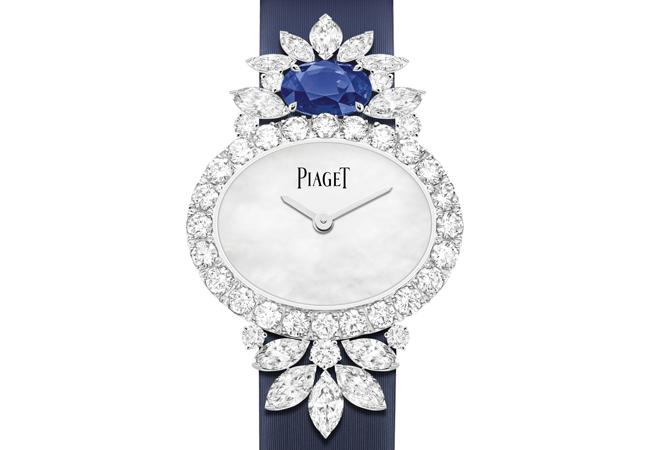 伯爵PIAGET Treasures系列藍寶石及鑽石頂級珠寶腕錶