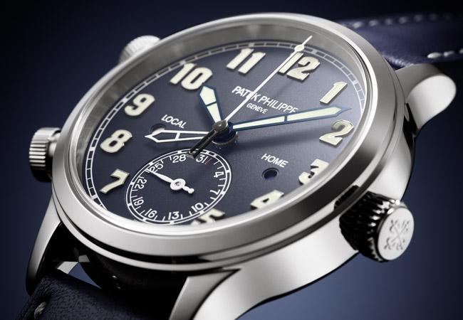 百達翡麗PATEK PHILIPPE Calatrava飛行員兩地時間腕錶7234G-001