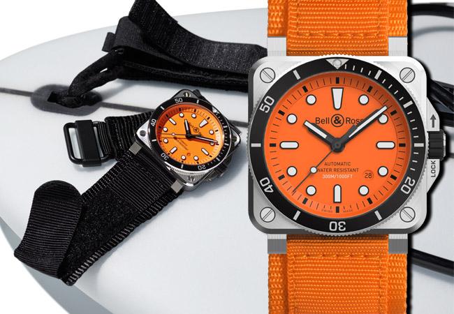 BELL & ROSS BR 03-92 Diver Orange
