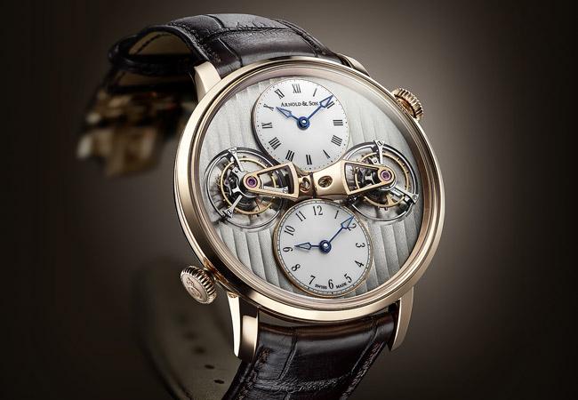 亞諾表ARNOLD & SON DTE（雙陀飛輪擒縱）腕錶