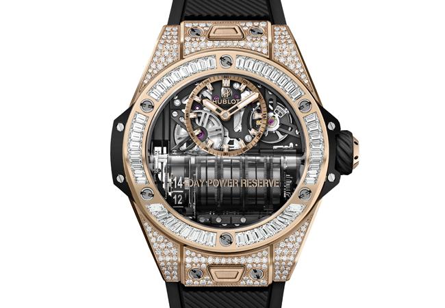宇舶HUBLOT Big Bang MP 11 皇金鑲鑽腕錶