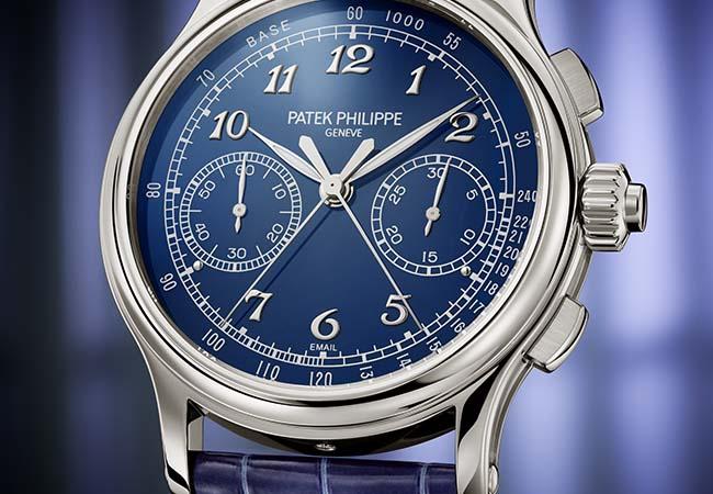 百達翡麗PATEK PHILIPPE 5370P雙追針計時腕錶 