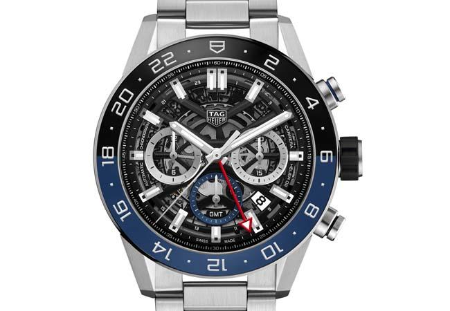 泰格豪雅TAG HEUER Carrera Heuer 02兩地計時腕錶