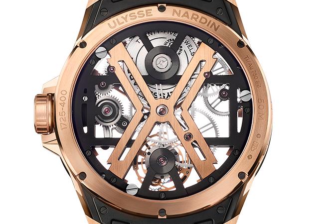 ULYSSE NARDIN Executive Blast鏤空陀飛輪腕錶