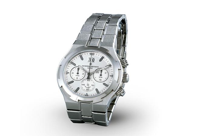  江詩丹頓Vacheron Constantin Overseas精鋼自動上鍊計時腕錶
