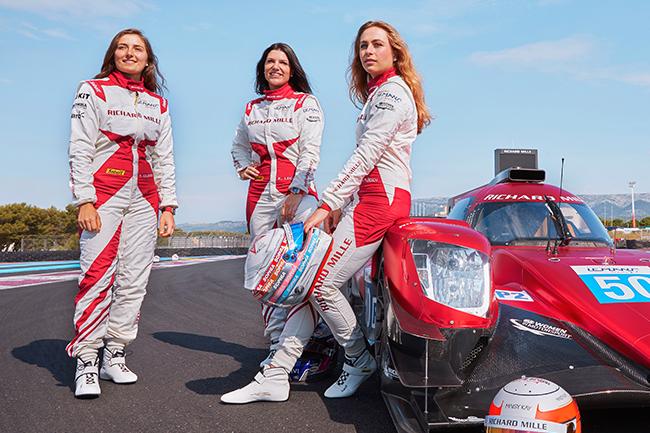  RICHARD MILLE Racing Team三位女神車手
