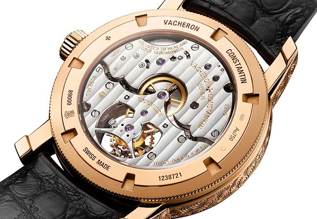 江詩丹頓Vacheron Constantin Traditionnelle系列陀飛輪腕錶採用的是226型江詩丹頓自製機芯。