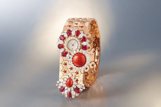 梵克雅寶Van Cleef & Arpels Rose de Noël系列Ludo Secret腕錶