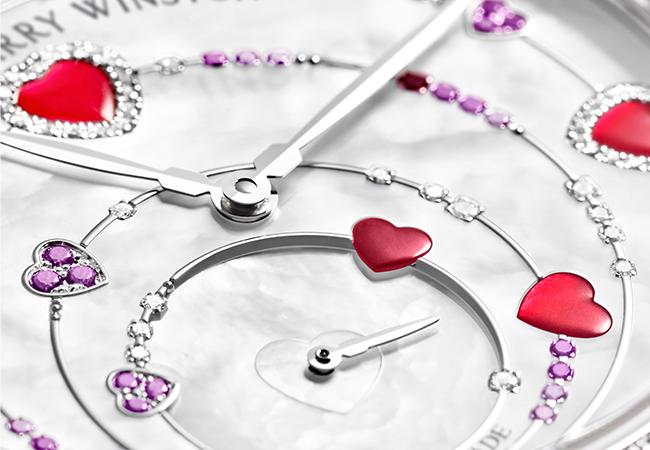 海瑞溫斯頓Harry Winston Midnight系列 Valentine’s Dance腕錶，型號： MIDASS36WW002