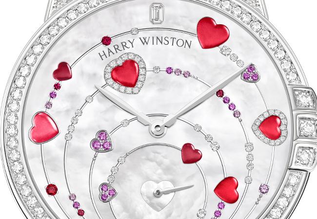 海瑞溫斯頓Harry Winston Midnight系列 Valentine’s Dance腕錶，型號： MIDASS36WW002