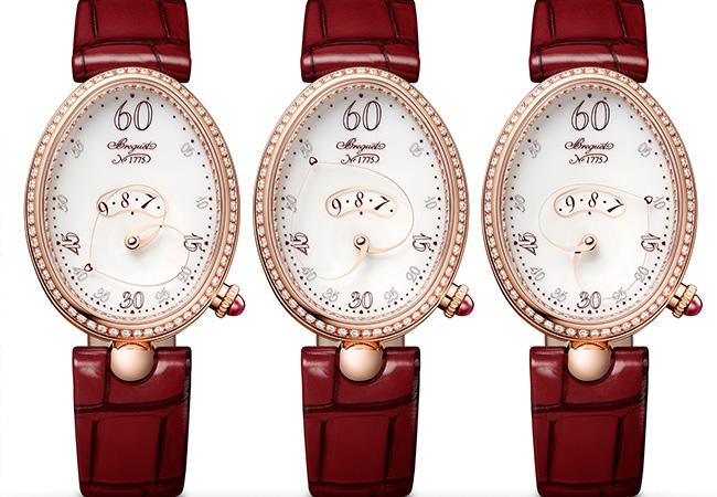 寶璣BREGUET REINE DE NAPLES CŒUR 9825 心願仕女鑽錶，型號： 9825BR/S8/964 D00D