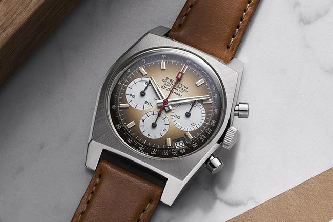 ZENITH Chronomaster Revival A385復刻版腕錶重現1969漸層面盤