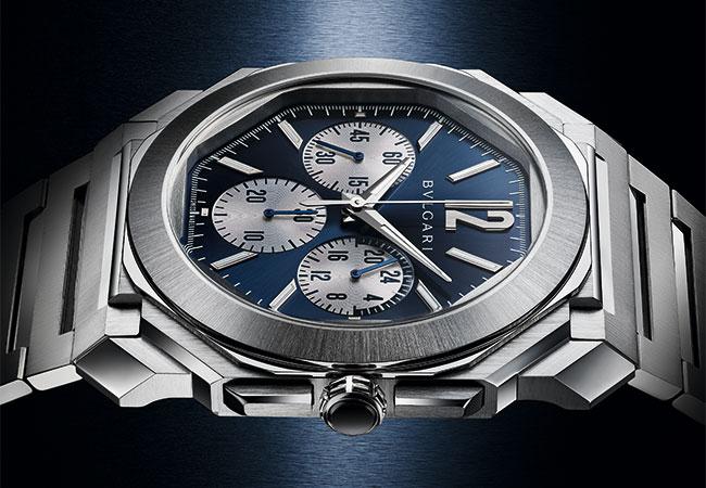 BVLGARI寶格麗OCTO FINISSIMO S CHRONOGRAPH GMT 精鋼計時腕錶，型號：103467