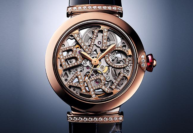 寶格麗BVLGARI LVCEA SKELETON 鏤空鑲鑽腕錶，型號：103502
