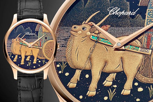 蕭邦CHOPARD L.U.C XP Urushi Year of the Ox金牛蒔繪腕錶，型號：161902-5071