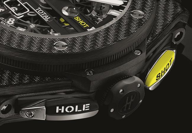 宇舶HUBLOT BIG BANG UNICO GOLF BLACK CARBON黑色碳纖維腕錶，型號：416.YS.1120.VR