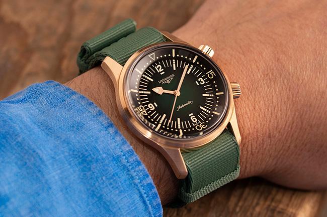 Longines Legend Diver復刻傳奇潛水腕錶推出青銅版本