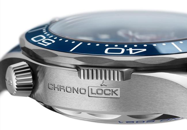 歐米茄獨家CHRONO LOCK碼錶鎖定系統
