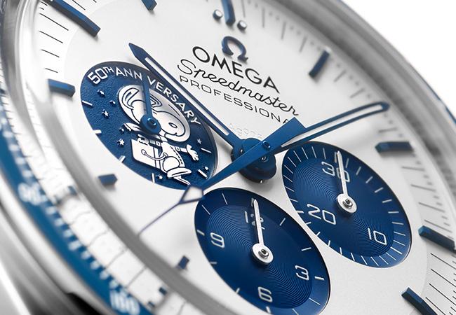 歐米茄OMEGA第三代超霸銀史努比獎章五十週年紀念錶