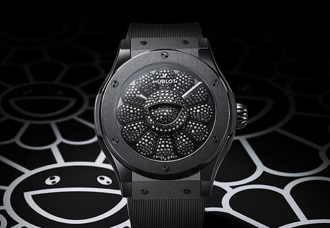 宇舶HUBLOT Classic Fusion Takashi Murakami All Black村上隆聯名腕錶，型號： 507.CX.9000.RX.TAK21