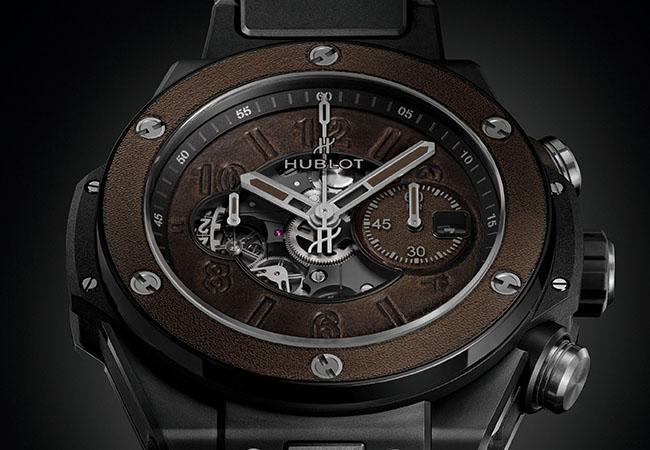 HUBLOT BIG BANG UNICO BERLUTI冰棕腕錶，型號：411.CI.0500.VR.BER20