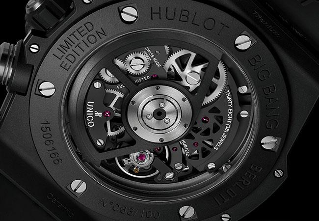 HUBLOT BIG BANG UNICO BERLUTI冰棕腕錶，型號：411.CI.0500.VR.BER20