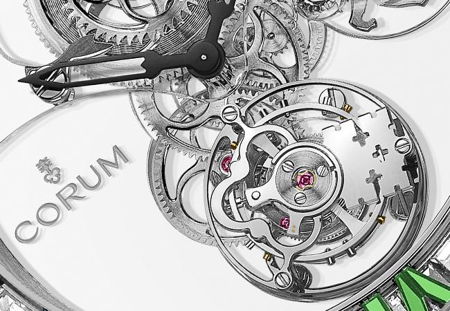 崑崙表CORUM ROMVLVS 44 BILLIONAIRE TOURBILLON經典系列億萬富翁陀飛輪鑽錶，型號：R374/03855