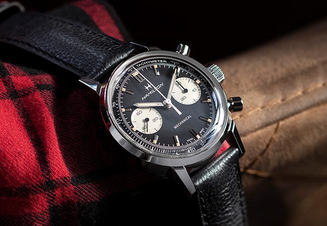 漢米爾頓Hamilton American Classic Intra-Matic美國經典臻薄系列H計時碼錶，型號：H38429730