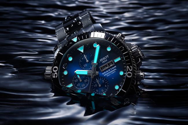 天梭TISSOT Seastar 1000專業版潛水錶 深潛入海非凡卓越