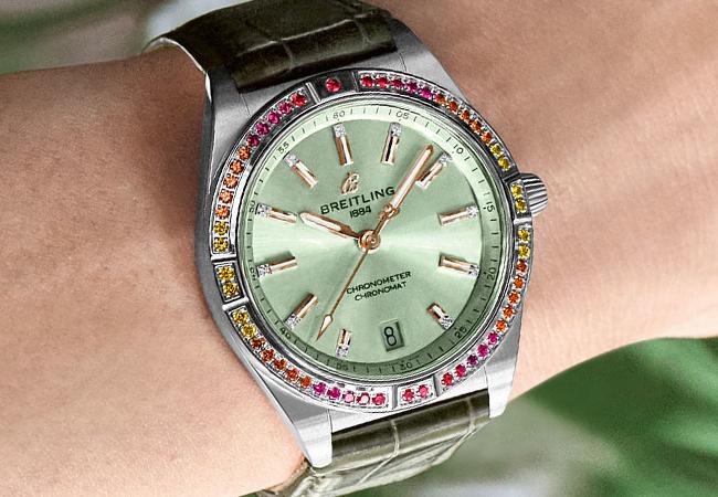 百年靈BREITLING CHRONOMAT AUTOMATIC 36 SOUTH SEA南洋膠囊系列腕錶，型號：A10380611L1P1