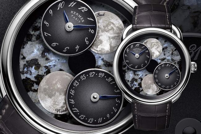 愛馬仕HERMÈS Arceau L'heure de la lune月讀時光腕錶