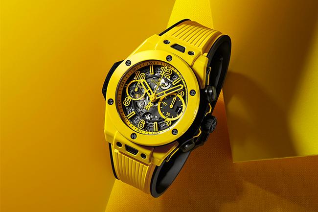 宇舶Big Bang Unico Yellow Magic魔力黃陶瓷計時碼錶開拓彩色新領域
