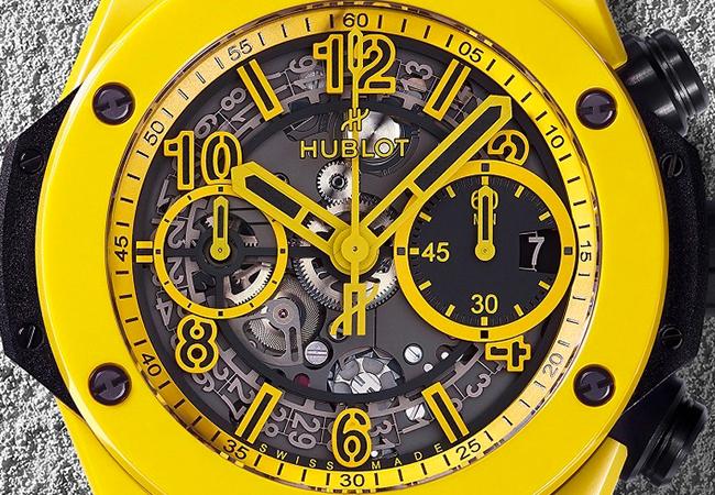 宇舶Big Bang Unico Yellow Magic魔力黃陶瓷計時碼錶