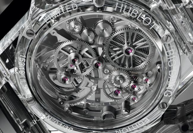 宇舶Big Bang Integral Tourrbillon Full Sapphire藍寶石陀飛輪鍊帶腕錶