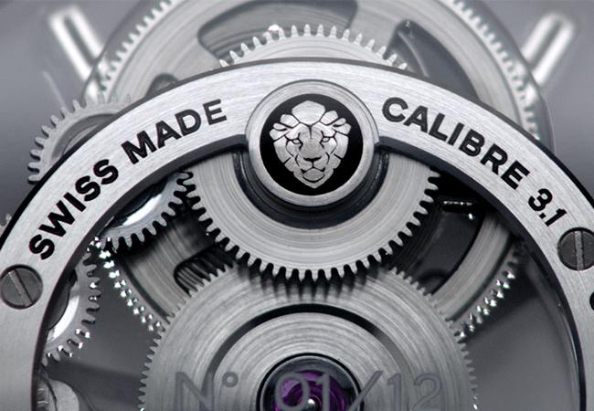 Caliber 3.1手動上鍊鏤空機芯