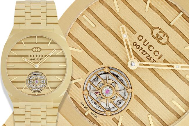 GUCCI 25H陀飛輪腕錶寫下古馳製錶里程碑