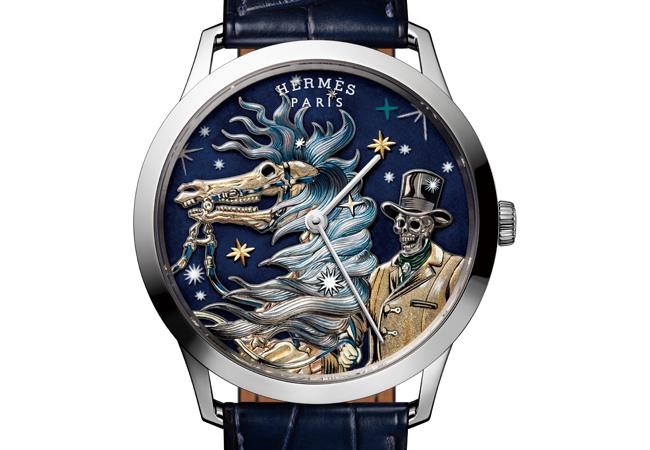 Slim d´Hermès C´est la Fête工藝腕錶