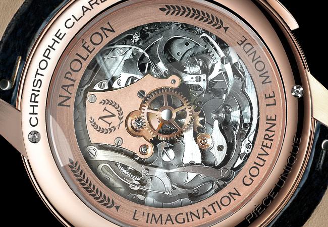 CHRISTOPHE CLARET Napoleon拿破崙飛行陀飛輪三問腕錶